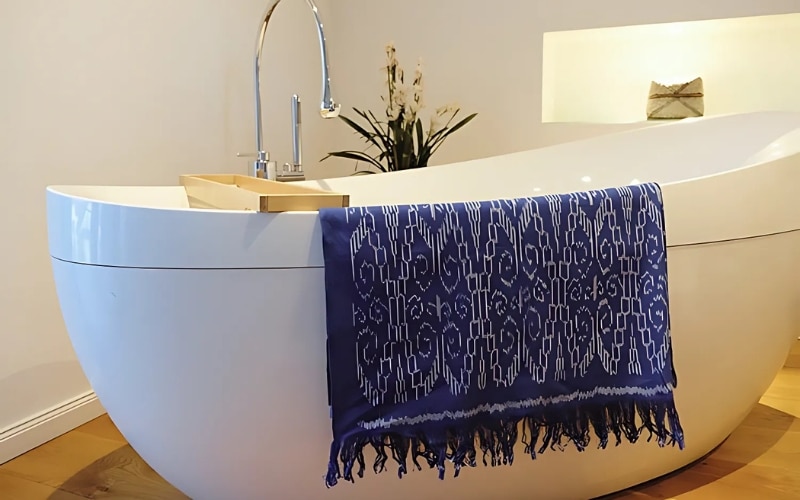 Webdecke Ikat 120 cm x 250 cm