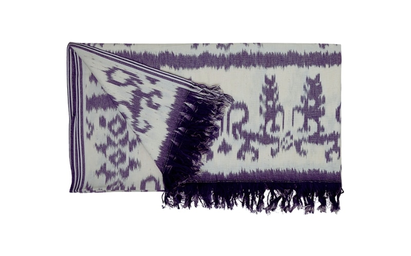 Webdecke Ikat 120 cm x 250 cm – Bild 3
