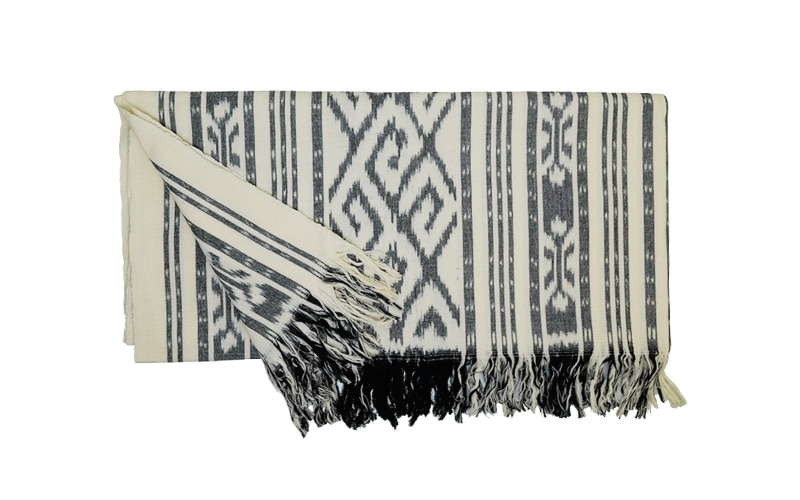 Webdecke Ikat 120 cm x 250 cm – Bild 4